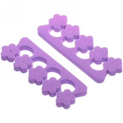 Разделители для пальцев ног на блистере «Ultramarine - цветок», цвет розовый✦