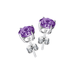 Серьги пусеты Ametist M