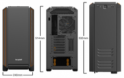 Корпус BeQuiet SILENT BASE 601 Orange window ATX без БП (BGW25)