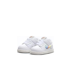 Детские кроссовки Nike Dunk Low SE 'Rainbow Lace Swoosh White' FQ1924-100