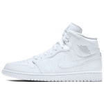 Кроссовки Air Jordan 1 Retro Mid White Pure Platinum