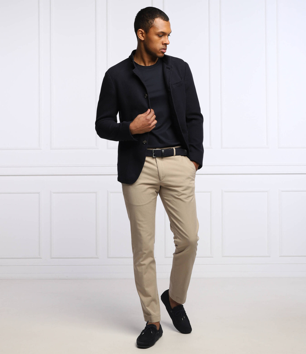 футболка tessler BOSS BLACK - темно-синий(50468395)