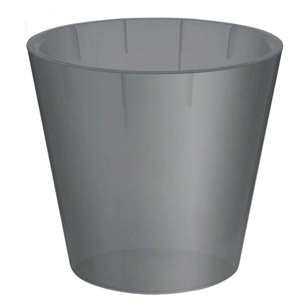 Горшок для орхидей 4л d200мм с дренажной вставкой (серый перламутр)
