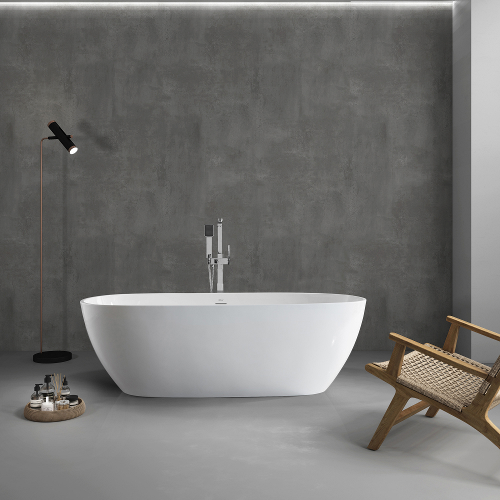 Акриловая ванна ABBER AB9263-1.5 белая