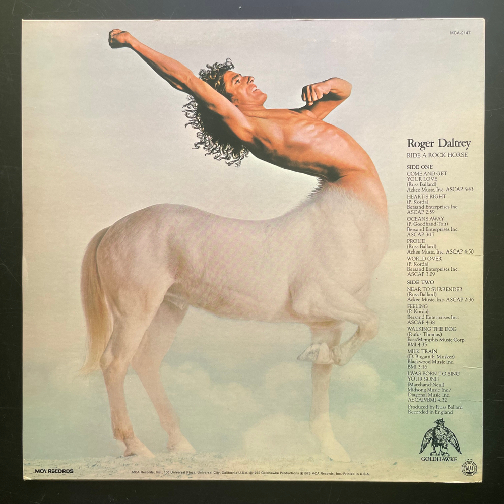 Roger Daltrey ‎– Ride A Rock Horse (США 1975г.)