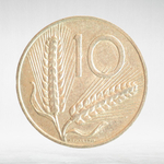 Italy 10 Lire 1967 R, VF