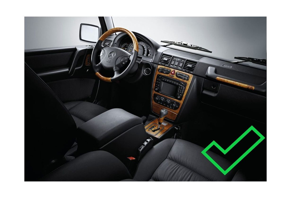 Комплект рамки с разъёмами 9"+can Mercedes-Benz С-class W203 2000-2004, G-class 2001-2006 - Car-Smart 1264