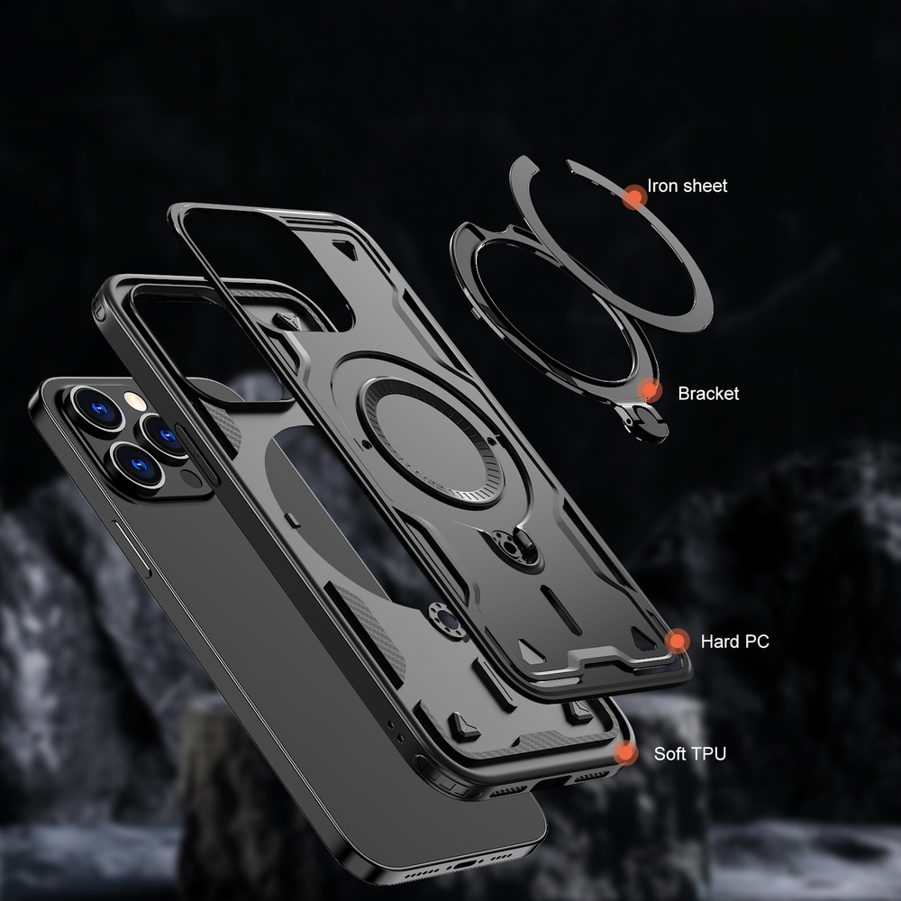 Чехол Magneto Case с кольцом для iPhone 14 Pro Max