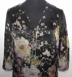 Туника женская Furstenberg Peonas on Black Германия фото