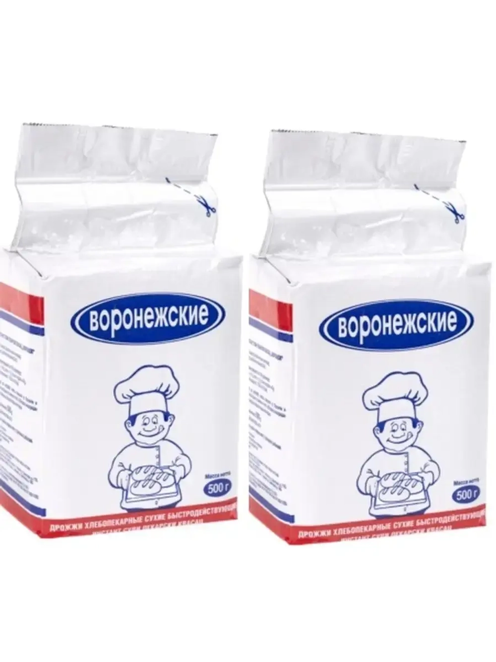 Воронежские дрожжи 500 г х 2 шт