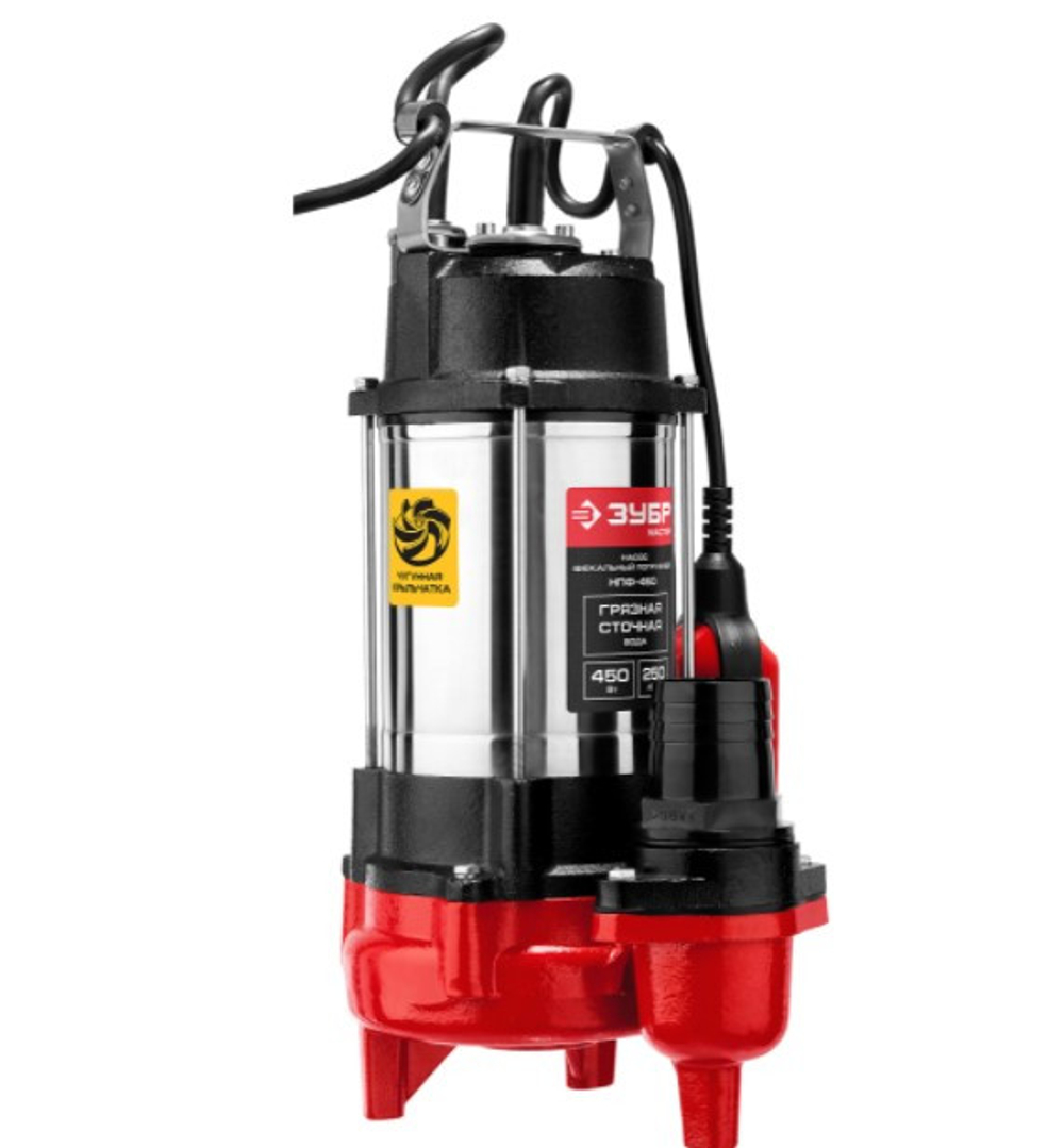 Фекальный насос Зубр Мастер НПФ-450
