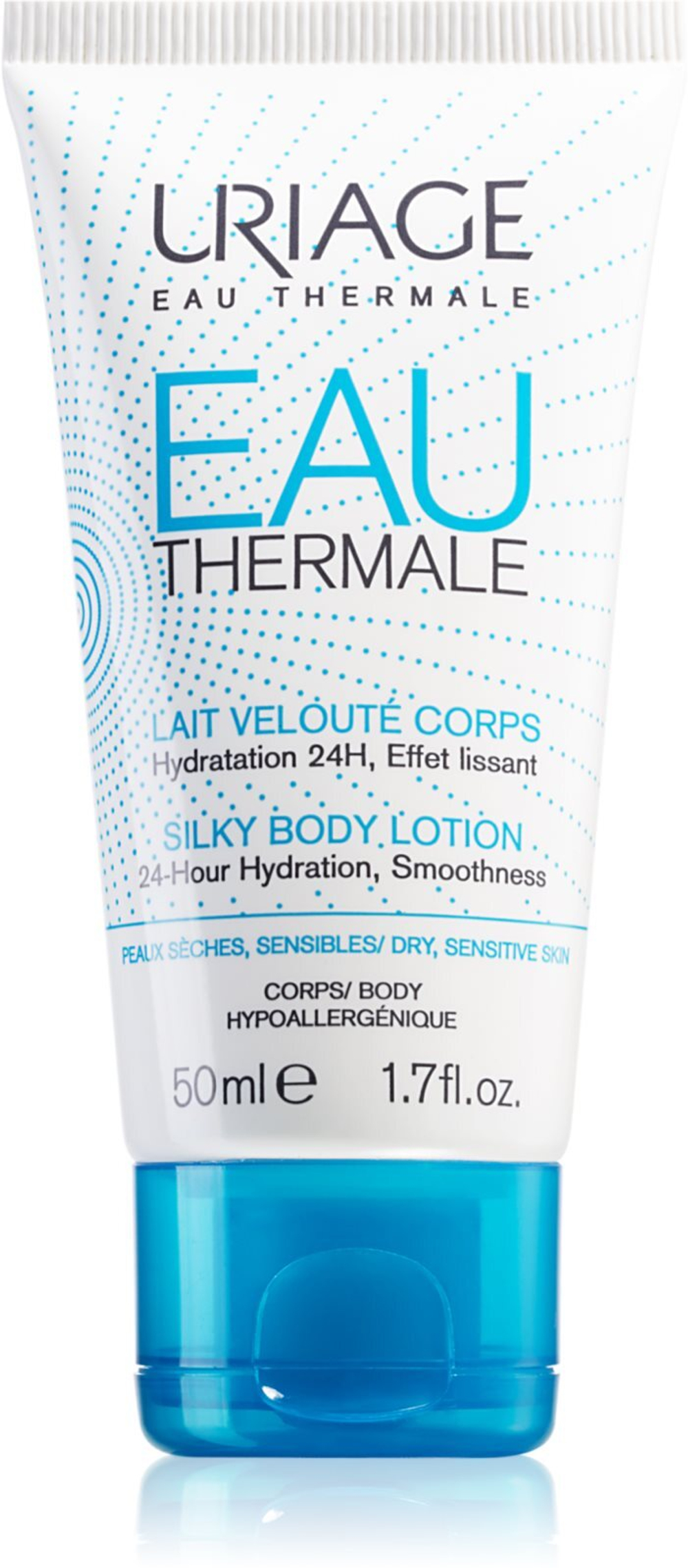 Uriage Eau Thermale Silky Body Lotion - шелковый лосьон для тела для сухой и чувствительной кожи /   50  ml  / GTIN 3661434006104