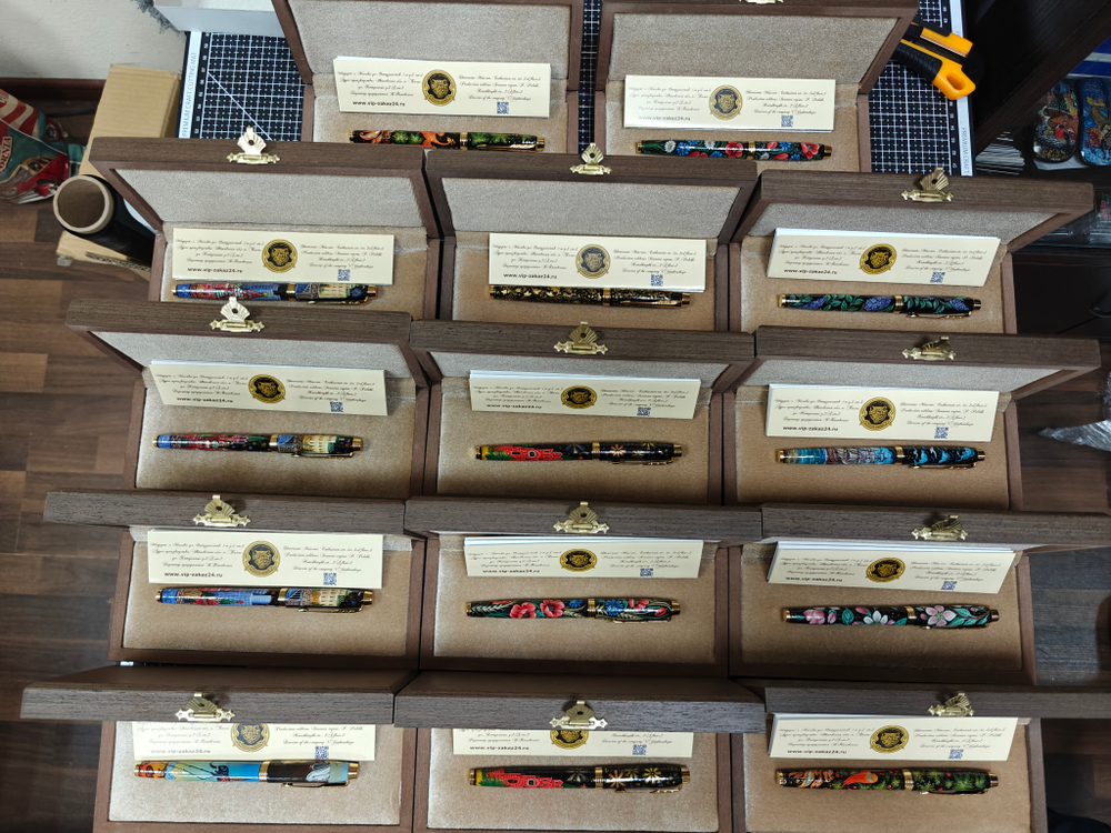 Ручка Parker и Waterman с индивидуальной росписью на заказ