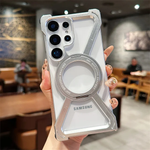 Чехол для Samsung S25 Ultra Minimalist, 360 поворотная подставка алюминиевая