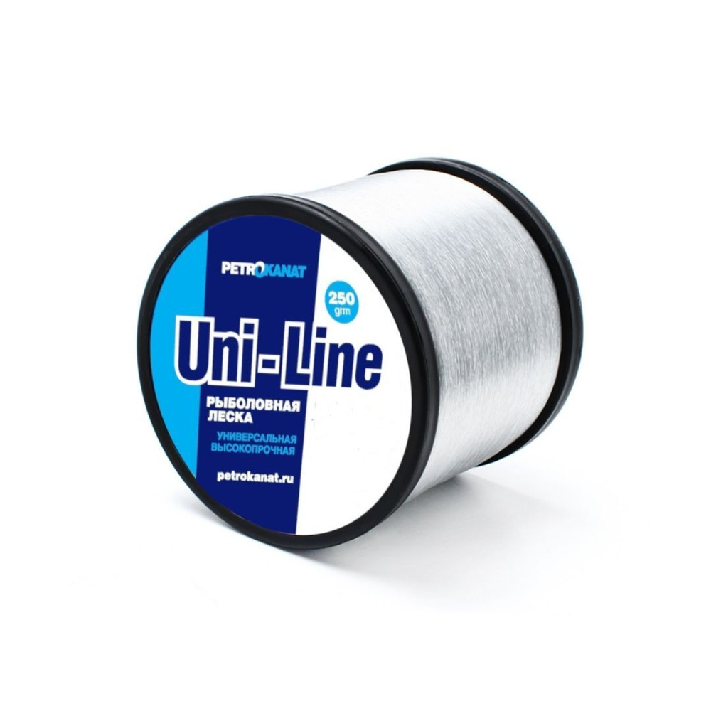 Монофильная леска для рыбалки Petrokanat UniLine 500 г. 0.20 мм (13000 м), 1 штука. Товар уцененный