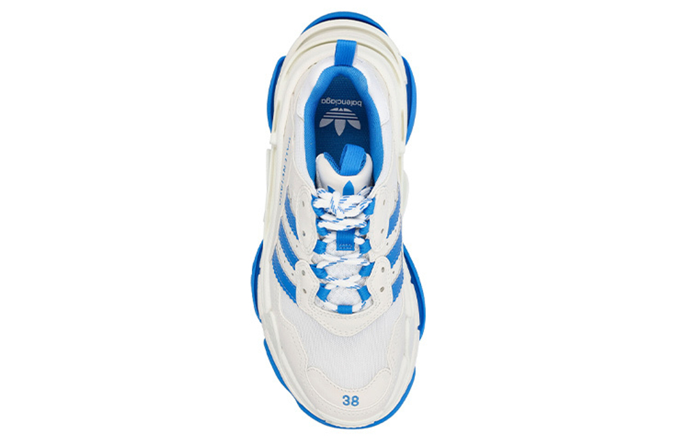 Кроссовки Adidas Originals X Balenciaga Triple S Pu (Женская размерная сетка)