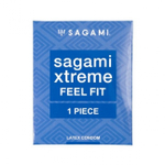 Презервативы Sagami, extreme, feel fit, гладкие, 19 см, 5,1 см, 1 шт.