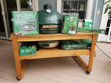 Стол из акации для гриля Big Green Egg ХL