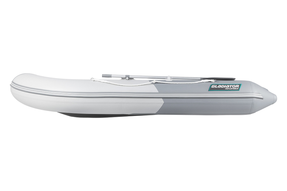 Надувная лодка GLADIATOR B340 светло-темносерый (СПБ)