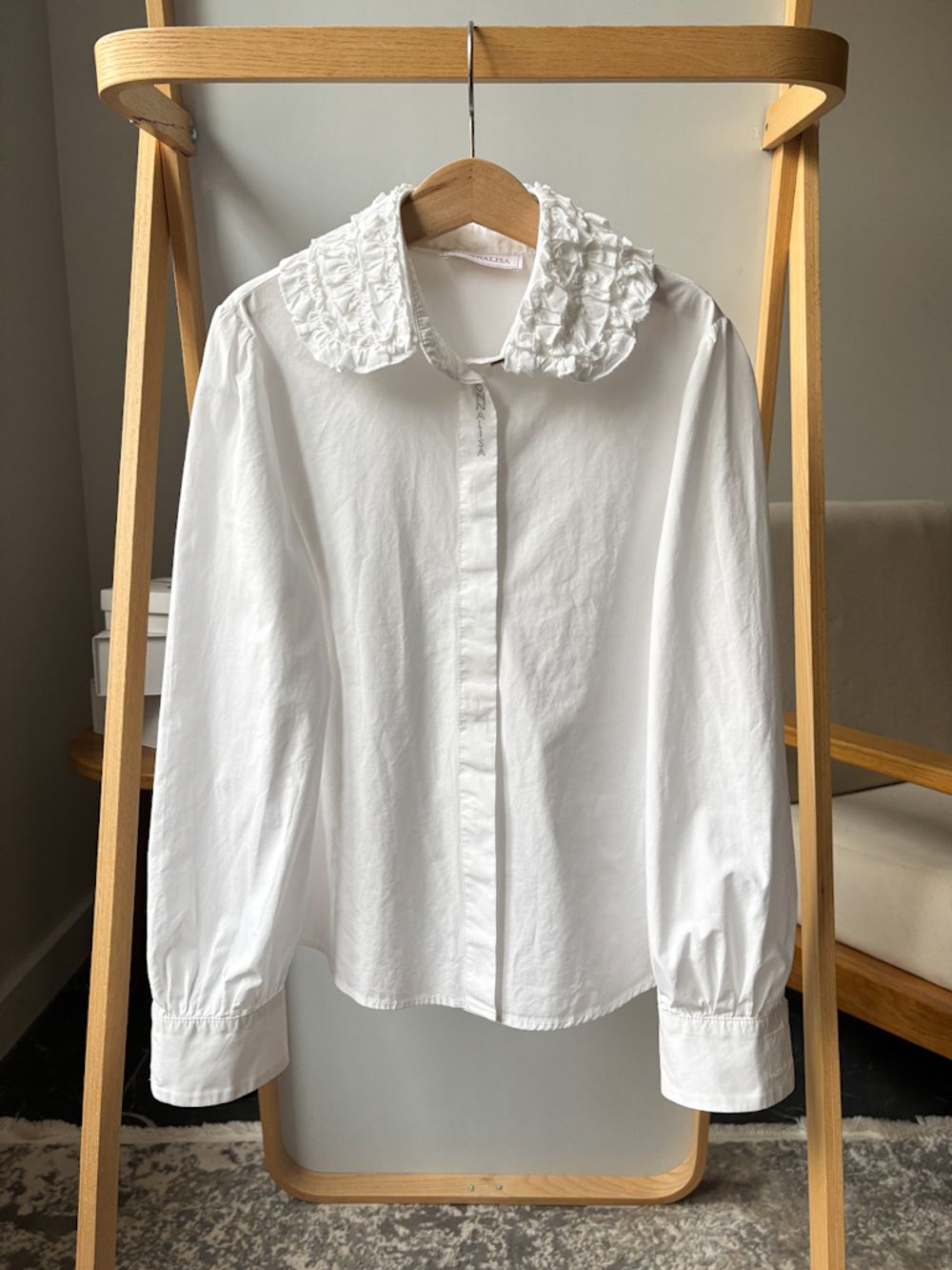 Хлопковая рубашка Monnalisa, 128