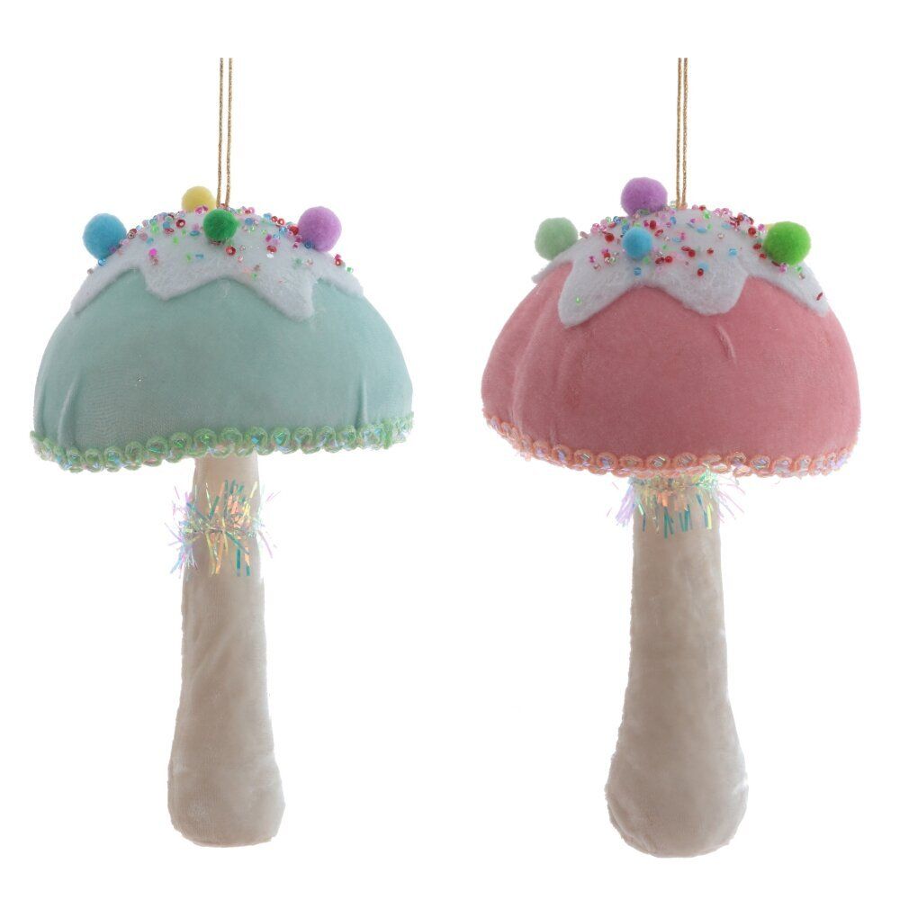 GAEM Изделие декоративное подвесное "Гриб", L12 W12 H20 см, 2в.