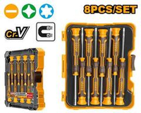 Набор прецизионных отверток 8 шт INGCO HKSD0818 INDUSTRIAL