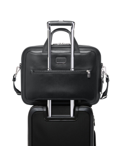 Портфель тонкий кожаный Hannover/Black