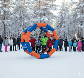 Зимний аттракцион «Беличье Колесо» — яркие эмоции, смех и незабываемый отдых