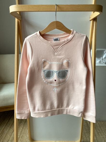 Хлопковый свитшот Karl Lagerfeld, 128