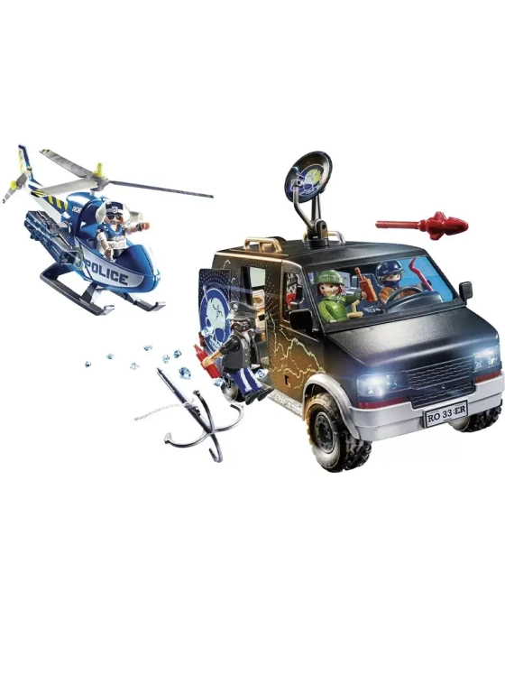 Набор Полицейский вертолет в погоне Playmobil 70575