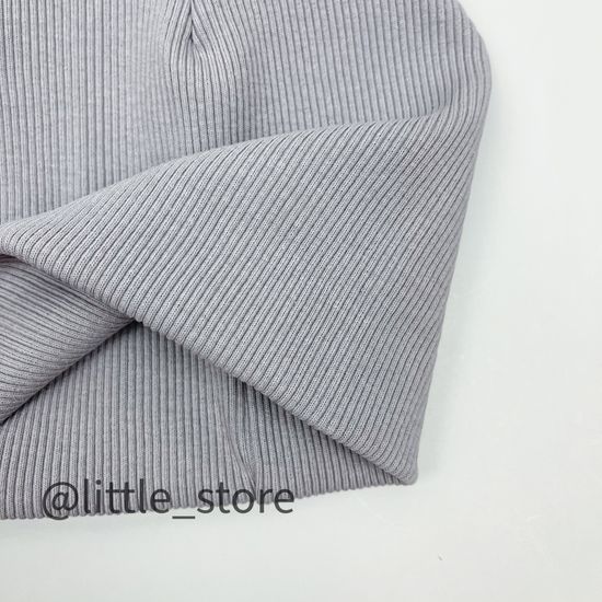 Шапка "Simple" двухслойная, Серый туман