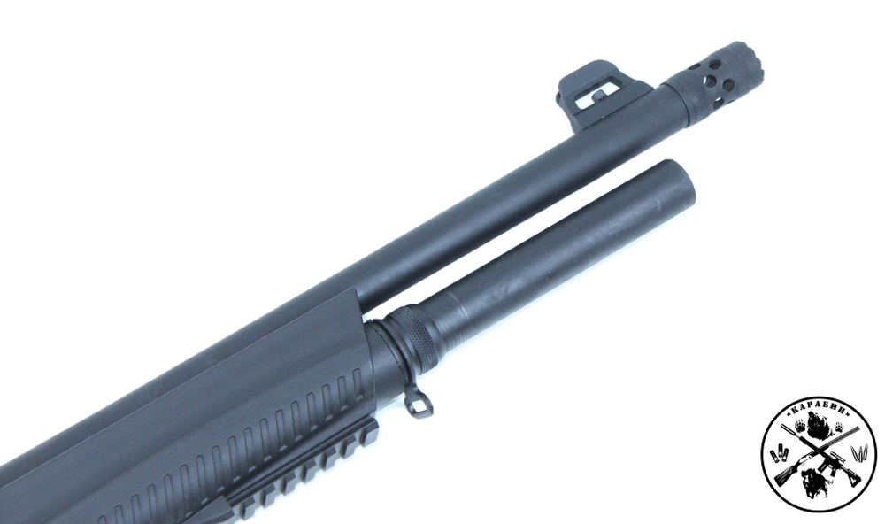 Ружье Armatech M500 Force к.12/76, L-510, 3 д/н, пластик, планка пикатини, muzzle brake