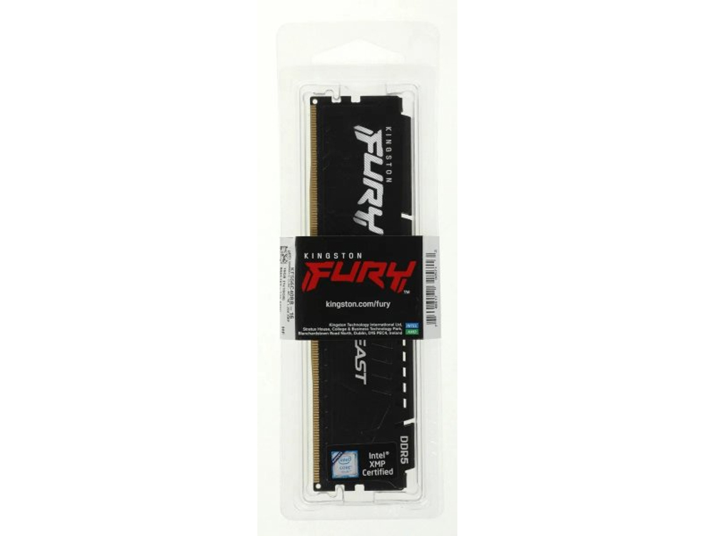 Оперативная память Kingston Fury KF556C40BB-16, DDR5 1х 16ГБ 5600 МГц, DIMM, RTL