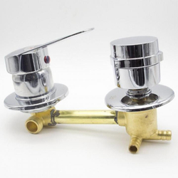 Смеситель для душевой кабины центра 100мм хомут,  3 режима