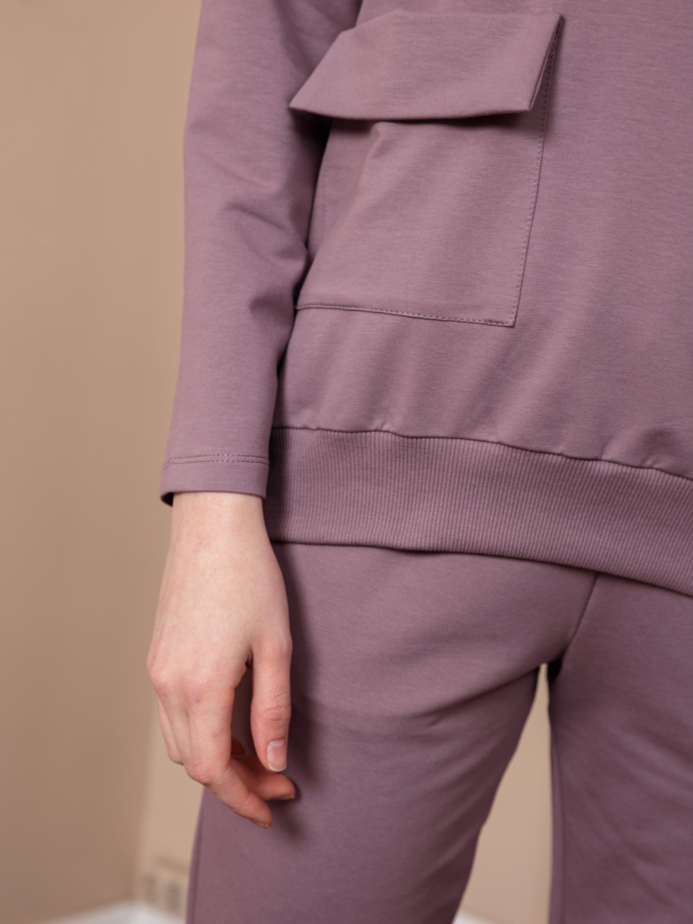 Костюм с брюками КБофл-010/инжир