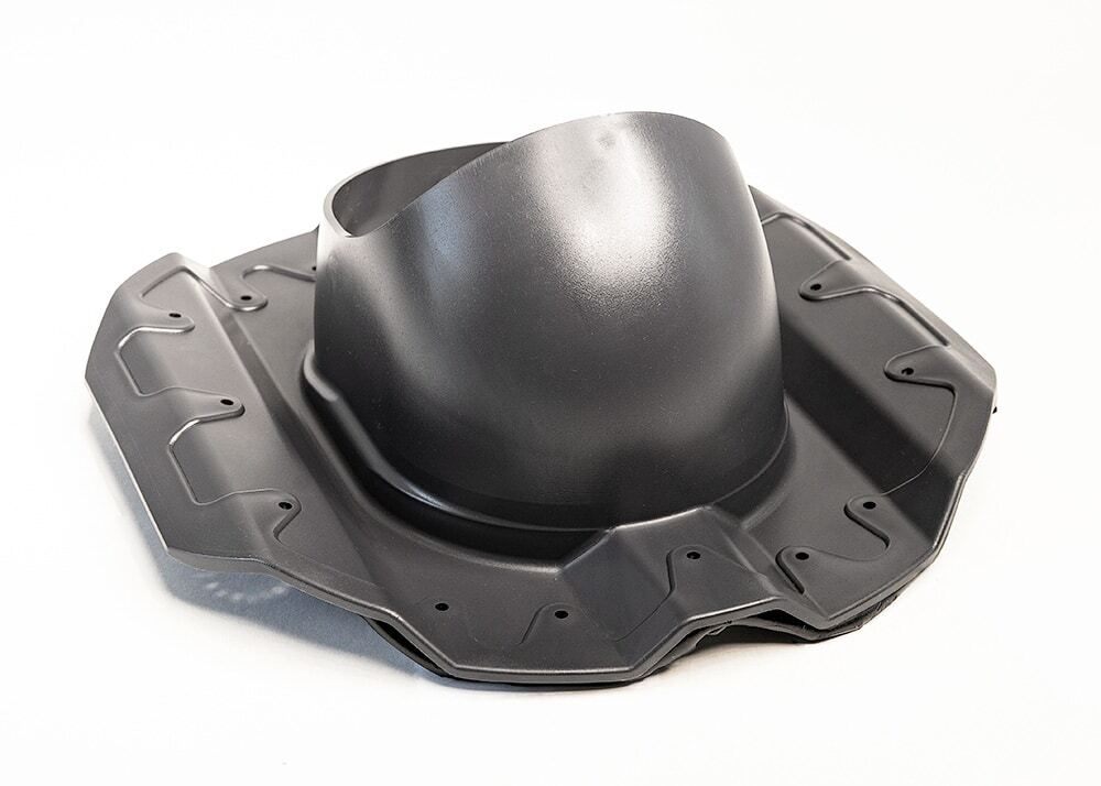 Колпак D110, вент. выход 110, для кровельного профнастила 20мм, серый