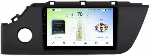 Магнитола для KIA Rio 4, Rio X 2020-2022, Solaris KRS/KRX 2024+ - Teyes CC4L монитор 9" IPS, Android 14, Быстрая, Snapdragon 662, CarPlay, 4G SIM-слот