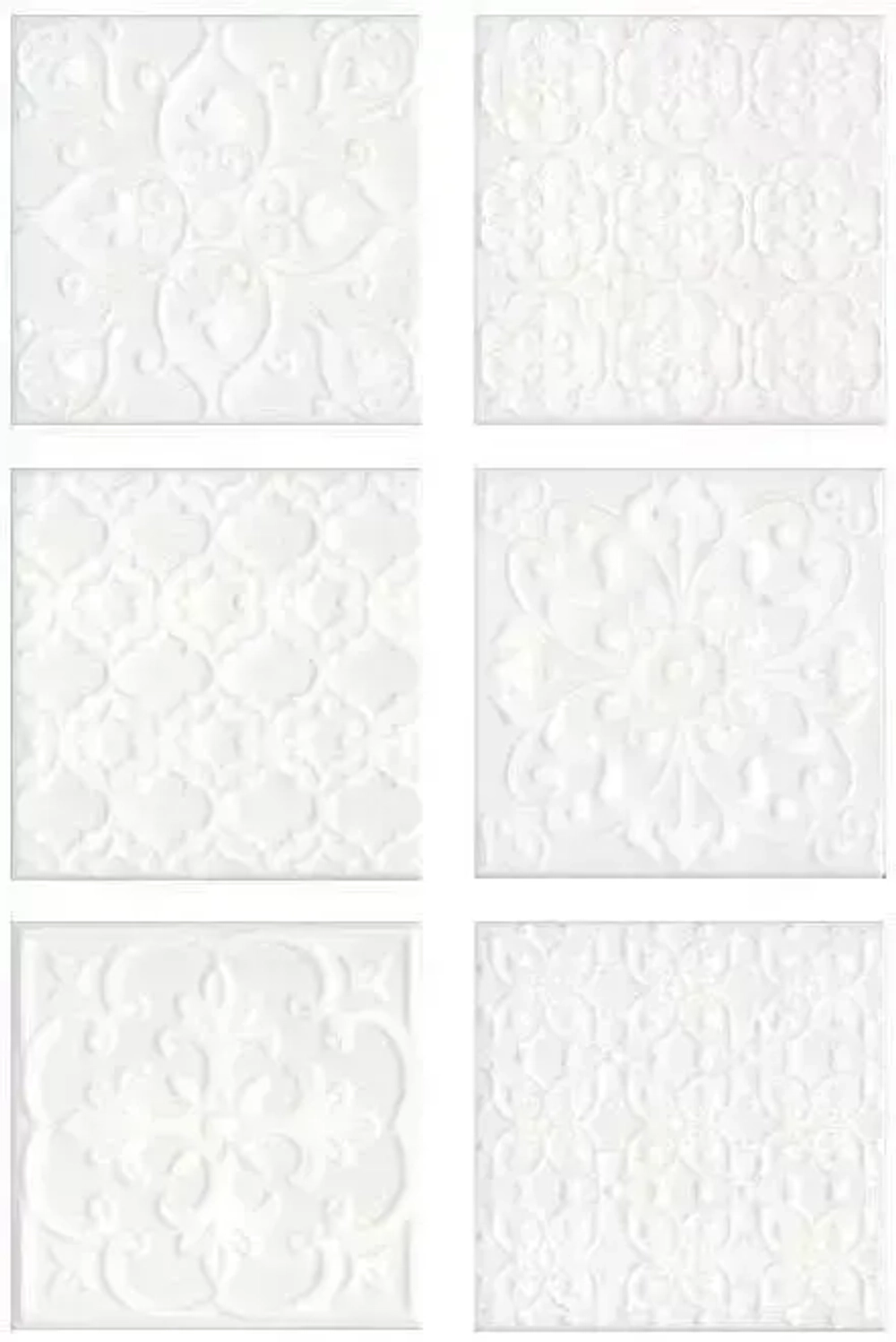 Плитка керамическая настенная Kerama Marazzi Суррей белый глянцевый 20x20см 22шт. (0,88 м2) для ванной, для кухни