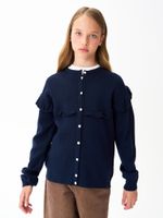 Кардиган для девочки AT1423 синий