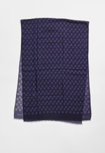 Шерстяной палантин Qarlygash & Qyzgaldaq VIOLET 68х180