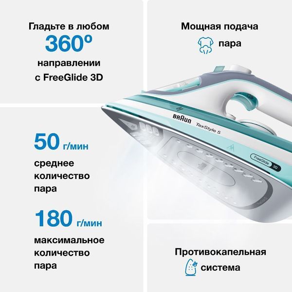 Утюг Braun TexStyle 5 SI5017GR