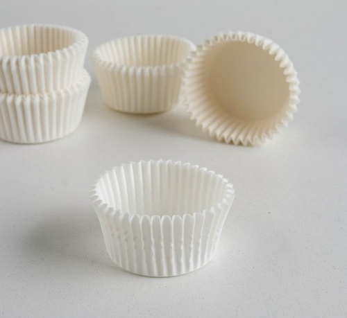 Капсулы для конфет белые, 3,5*2,5 см, 100 шт