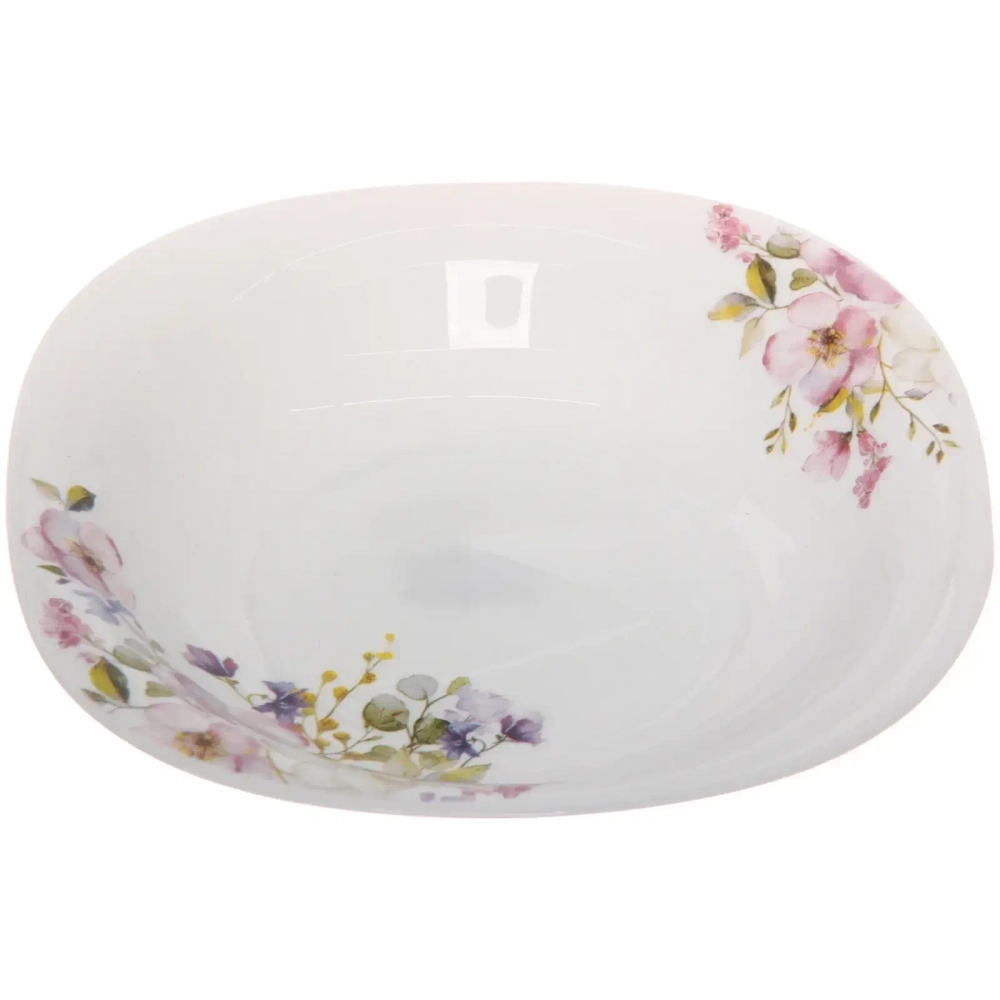 Набор столовой посуды 24 предмета «Весенние цветы» (3вида тарелок по 6шт+6салатников)