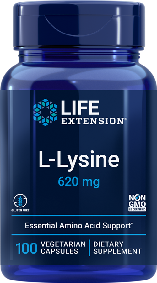 L-Lysine 620 мг 100 капсул Life Extension