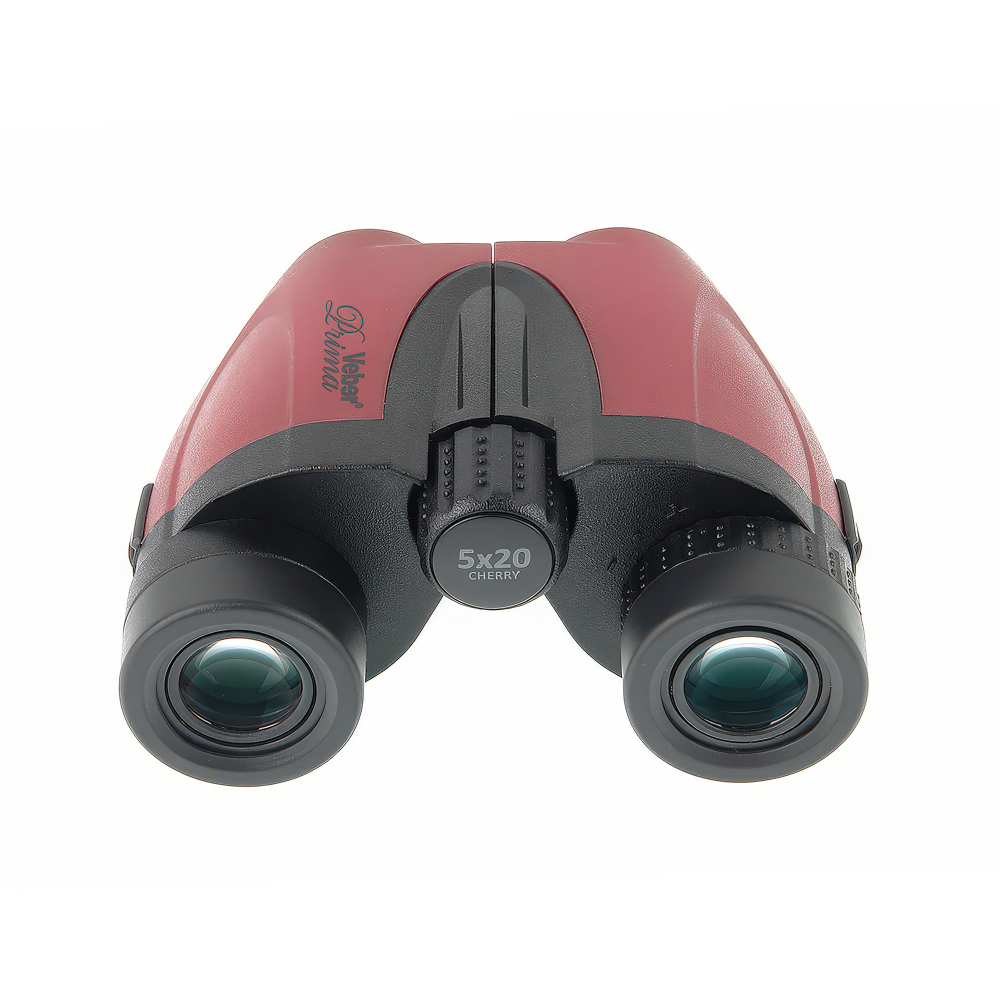 Бинокль Veber Prima 5x20 Cherry театральный - Porro-призмы из стекла Bk-7