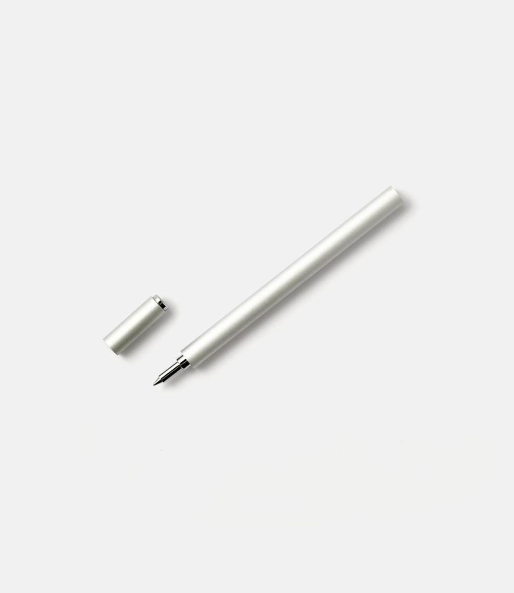 Ten Stationery Stand Roller Pen Silver — портативная настольная ручка