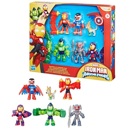 Hasbro Железный человек и суперкоманда - набор фигурок AVENGERS 6-PAK G1255