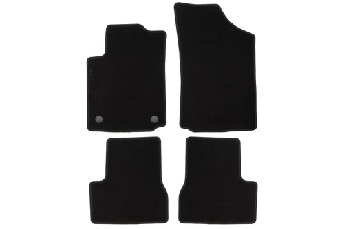 Коврики в салон для CITROEN C3 МК1 АКПП 2002-2006, 2005-2009, хэтчбек, 4 шт. (текстиль) KLEVER01100101200K