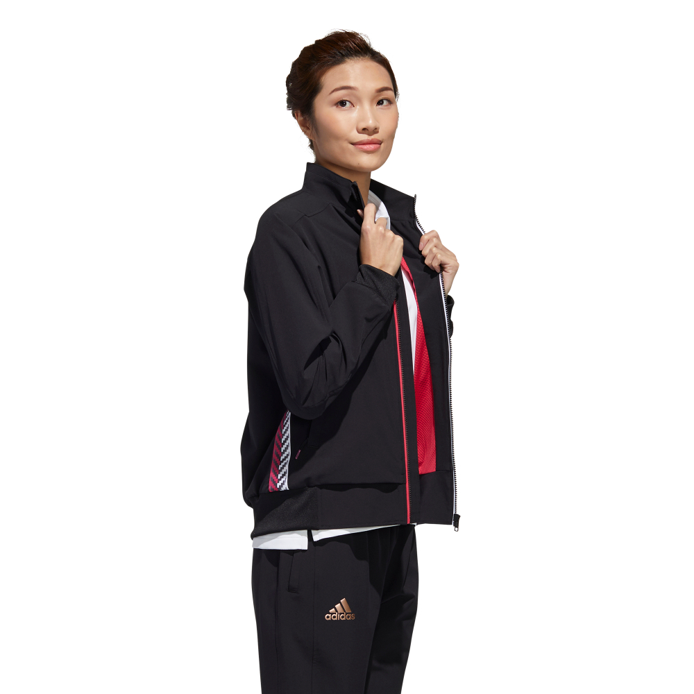 Женская теннисная куртка Adidas W Woven Jacket - black