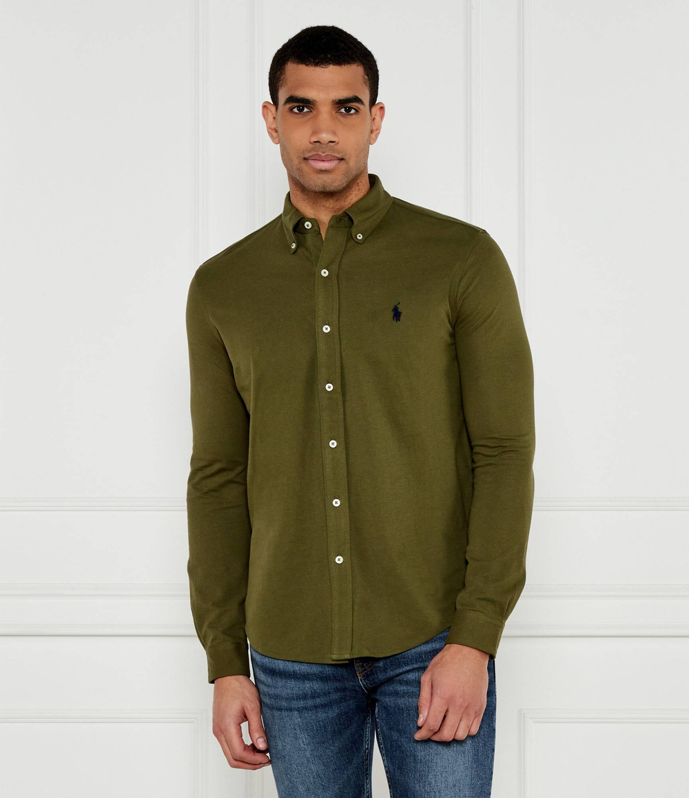 Рубашка POLO RALPH LAUREN - зеленый(710654408)